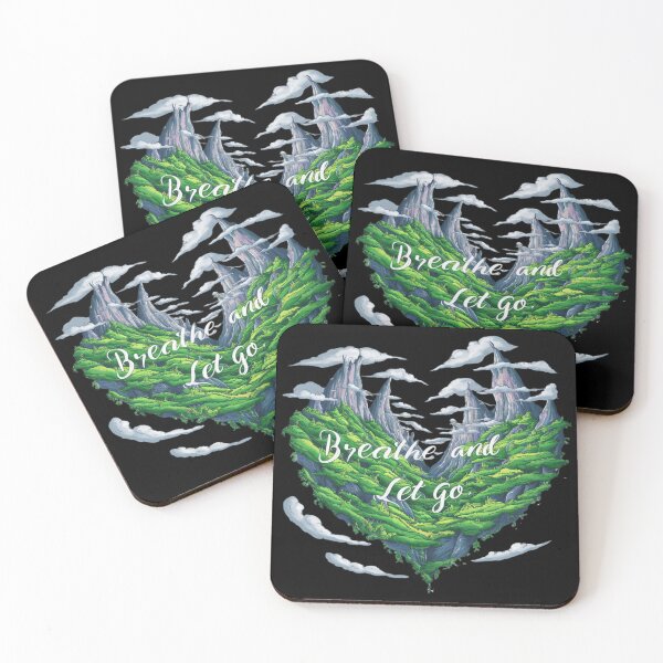 Item preview, Daily Mantra Breathe and Let It Go designed and sold by Flying Alligator.