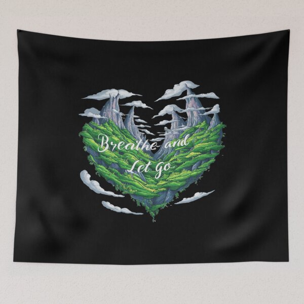 Item preview, Daily Mantra Breathe and Let It Go designed and sold by Flying Alligator.