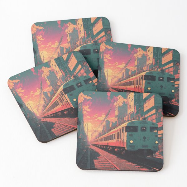 Item preview, Retro Rail Sunset Edition Artwork designed and sold by PrecisionByAJSM.