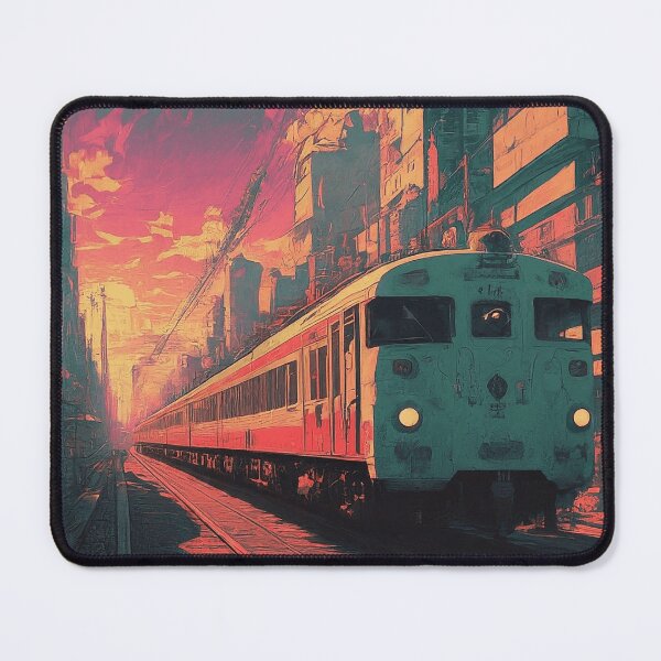 Item preview, Retro Rail Sunset Edition Artwork designed and sold by PrecisionByAJSM.