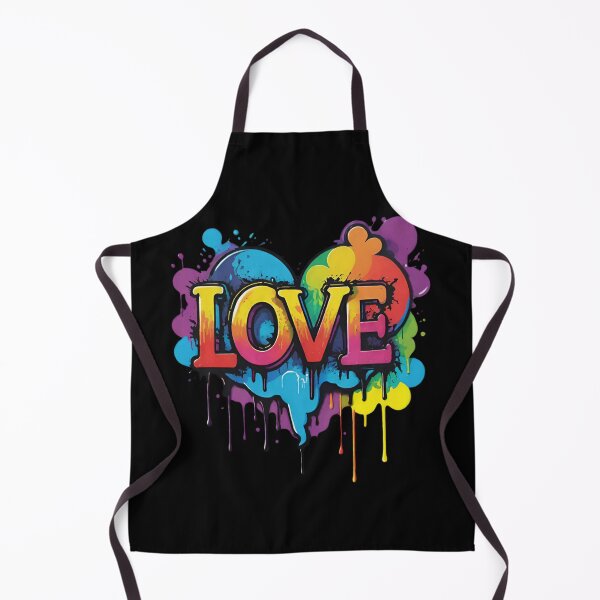 Item preview, Love typography graffiti art designed and sold by Heaven Welch.