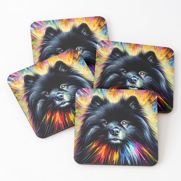 Item preview, Finnish Lapphund Dog Acrylic Print Pet Portrait Pet Lovers designed and sold by Puppy Puzzles Plus.