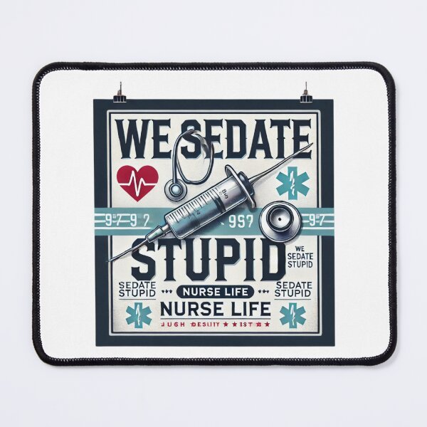 Item preview, We Sedate Stupid T-Shirt designed and sold by BECCdesigns.