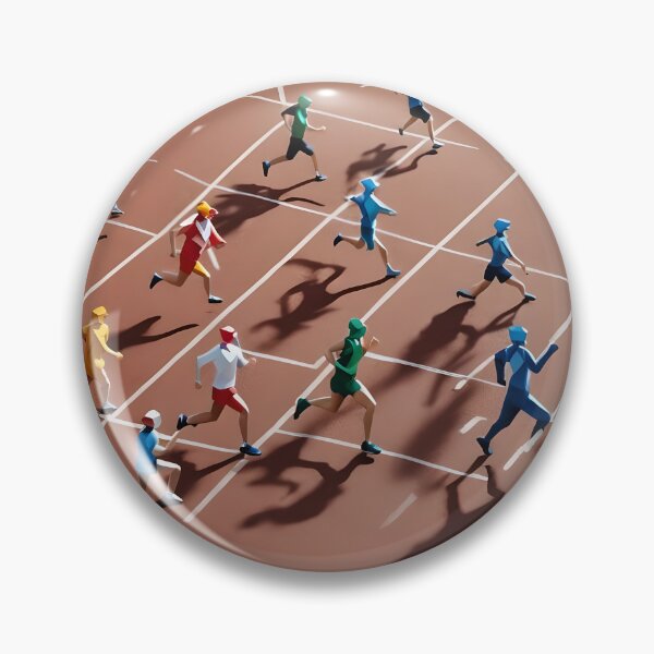 Item preview, Origami Art - Chasing Gold: Athletes on the Olympic Track designed and sold by ArtfulFolds.