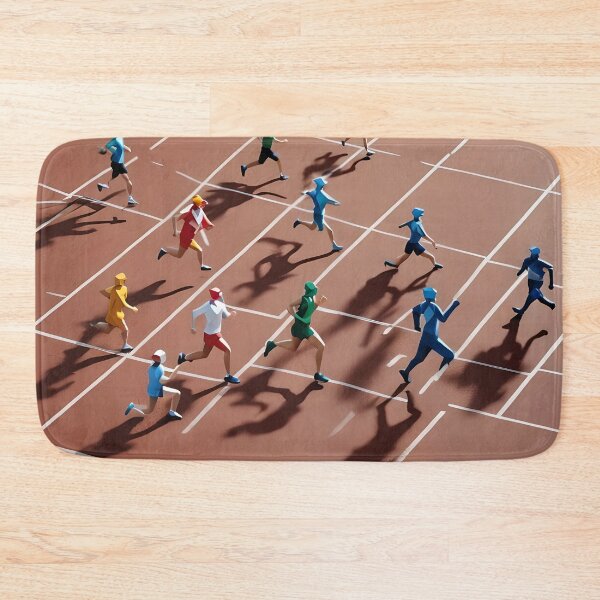 Item preview, Origami Art - Chasing Gold: Athletes on the Olympic Track designed and sold by ArtfulFolds.