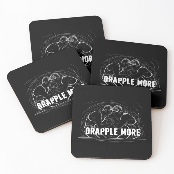 Item preview, Grapple More: Embrace the Mat - Wrestling Inspired Design designed and sold by MHprinting.