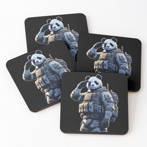 Item preview, Cool Panda Soldier designed and sold by TomFrontierArt.