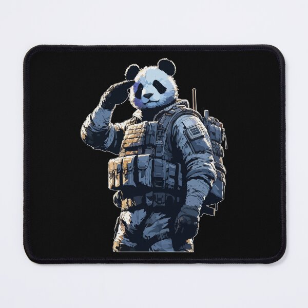 Item preview, Cool Panda Soldier designed and sold by TomFrontierArt.