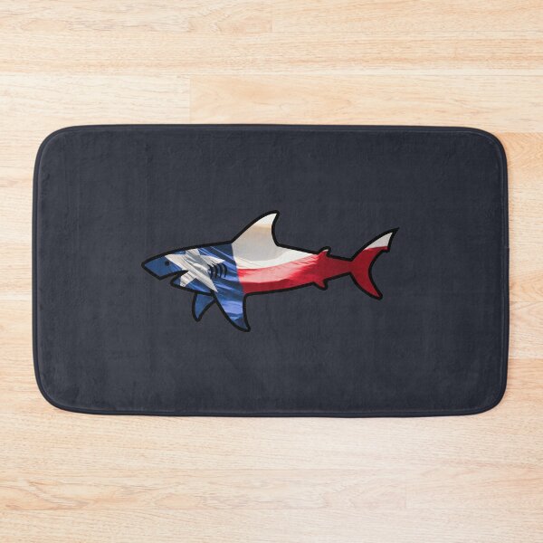 Item preview, Version 6: Texas Flag Shark T-Shirt or Sticker, Scuba Diving Shirt tshirt, Bull Shark tee, Great White Shark t-shirt, bold vector art of modern take on beach sharks. designed and sold by markmm9.