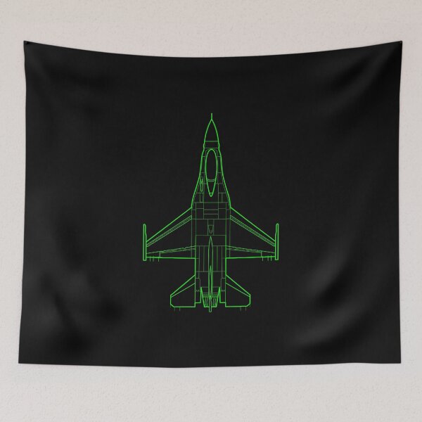 Item preview, Copy of F-16 Viper - Green Lines designed and sold by FighterStyle.