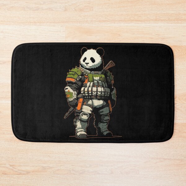 Item preview, Futuristic Panda Soldier designed and sold by TomFrontierArt.