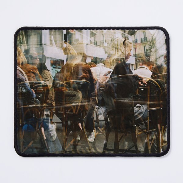 Item preview,  Cafe Patrons in Paris Double Exposure designed and sold by jerkjerkson.