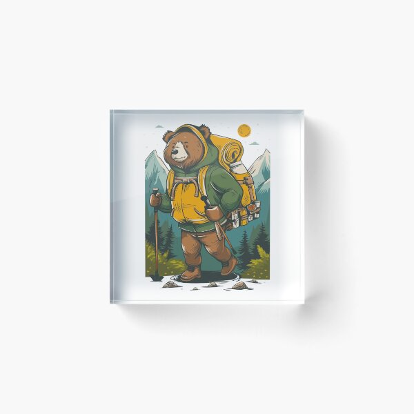 Item preview, Wandering Bear Hiking Outdoor Adventure designed and sold by Wild-Co.