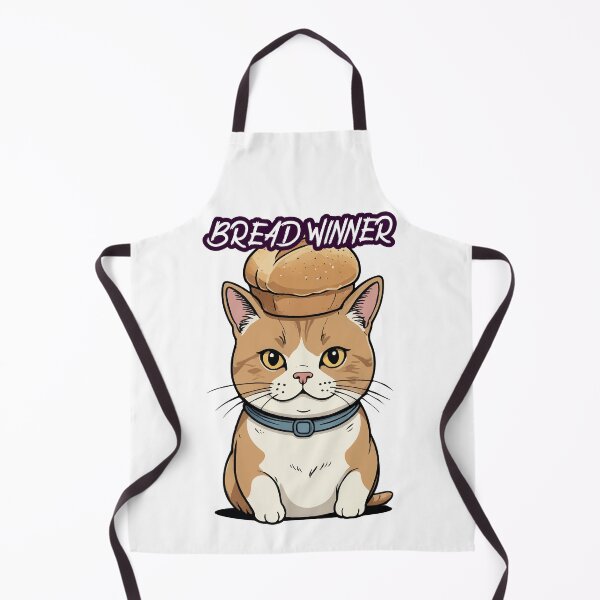 Item preview, Bread winner cute cat designed and sold by OlvadDesigns.