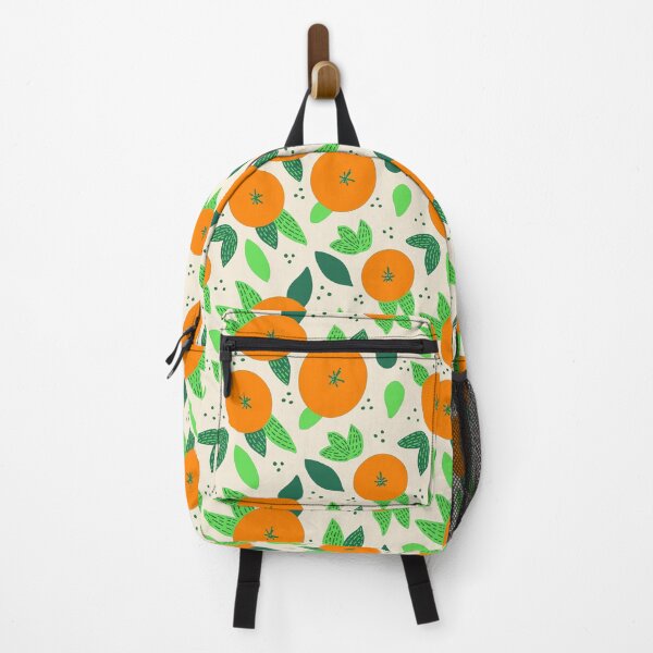 Item preview, Orange Flora on Cream designed and sold by Hejamieson Designs.