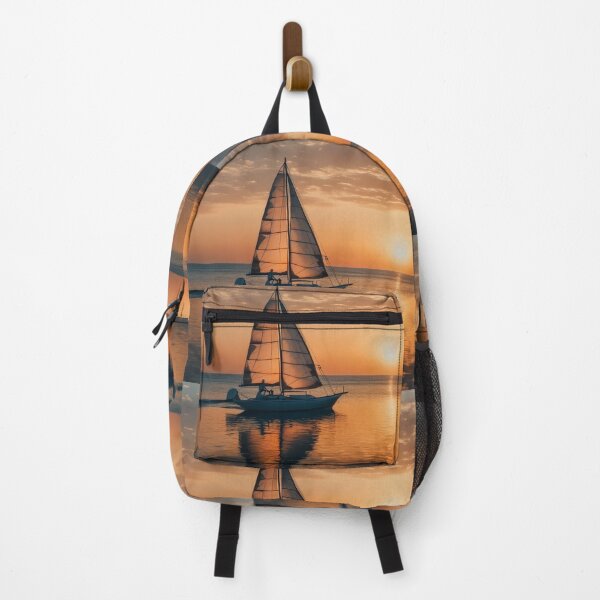 Item preview, Sailboat at sunset designed and sold by EcMermaid1972.