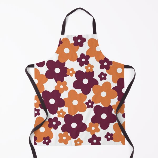 Item preview, Maroon and Orange Flower Print designed and sold by Maybellina.