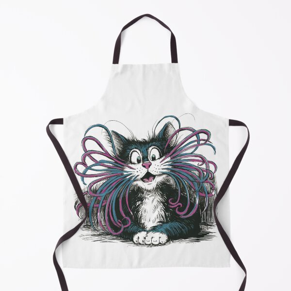 Item preview, Mustachioed Cat designed and sold by FusiTink.
