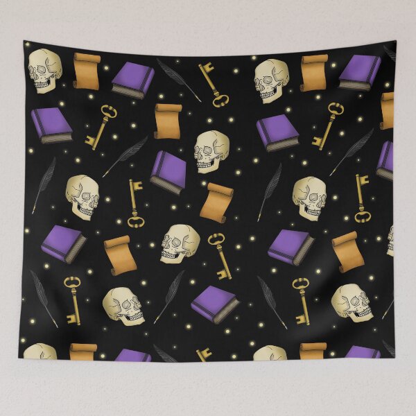 Item preview, Dark Academia Pattern designed and sold by WiseWitch.