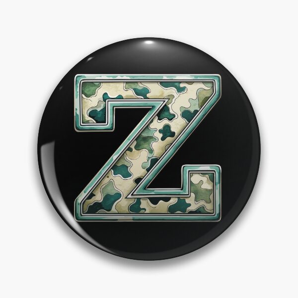 Item preview, camouflage letter Z designed and sold by jkrphoto.