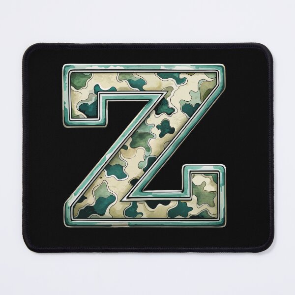 Item preview, camouflage letter Z designed and sold by jkrphoto.