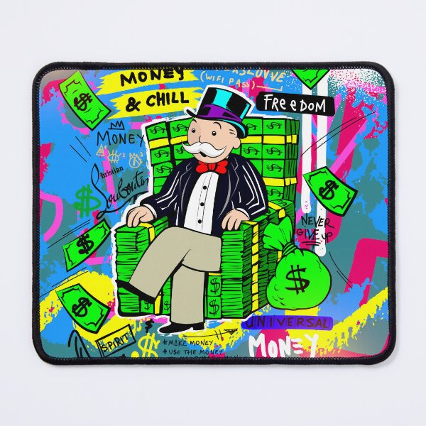Item preview, Monopoly Man Sitting on a Chair Made of Dollar Bills designed and sold by DonVivaldo.
