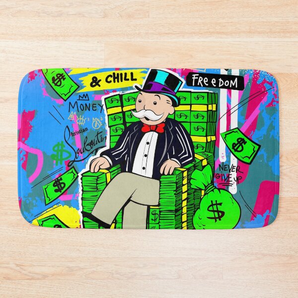Item preview, Monopoly Man Sitting on a Chair Made of Dollar Bills designed and sold by DonVivaldo.
