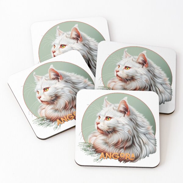 Item preview,  Poster Prints T-Shirt Design - Cat Breeds: Angora designed and sold by ForeverPrintsOK.