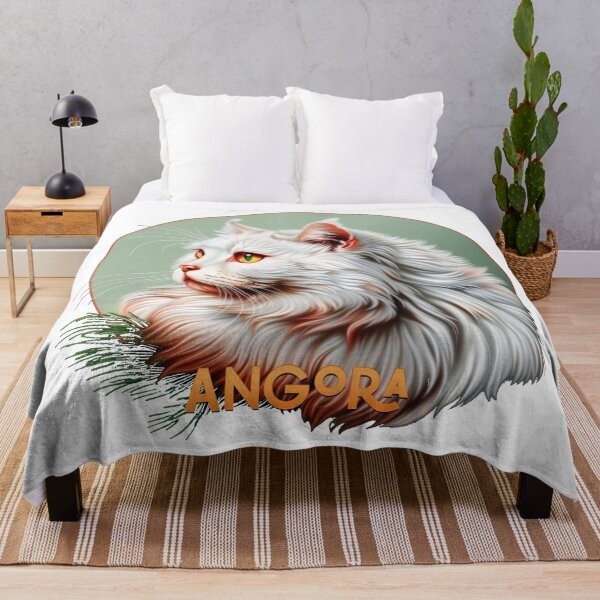 Item preview,  Poster Prints T-Shirt Design - Cat Breeds: Angora designed and sold by ForeverPrintsOK.