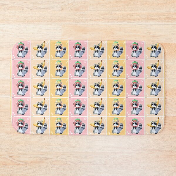 Item preview, Fruit Raccoons Illustration Set designed and sold by franzieart.
