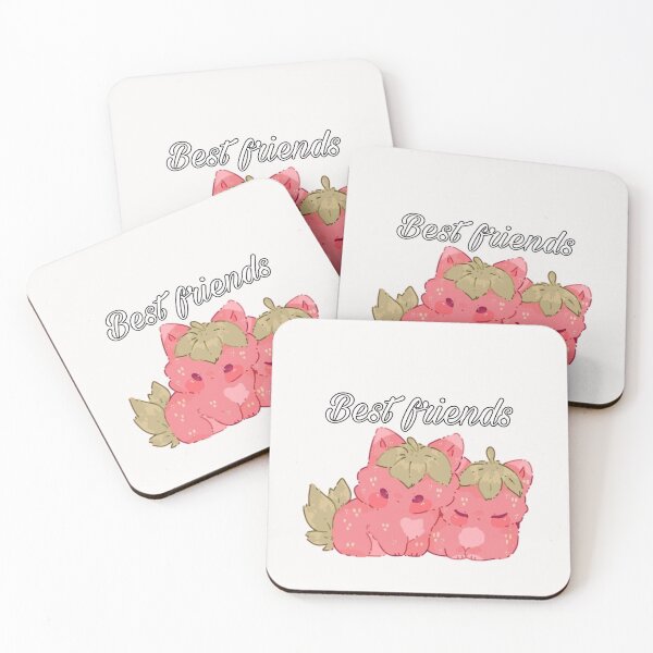 Item preview, Strawberries best friends cats  designed and sold by saylucyernaga.