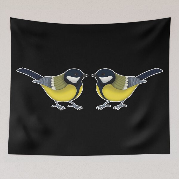 Item preview, Cracking Pair of Titmouse designed and sold by MadeByGeeClowes.