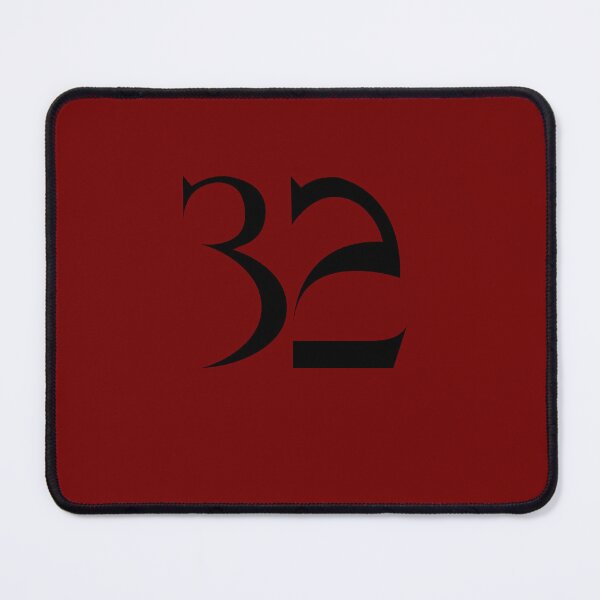 Item preview, 32, thirty-two, black, quake designed and sold by Numbers-Art.