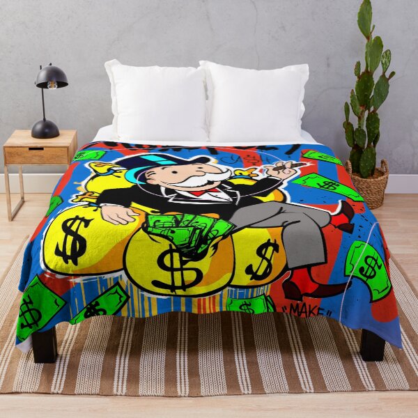 Item preview, Monopoly Modern Pop Art - Sitting on Bags of Dollars designed and sold by DonVivaldo.