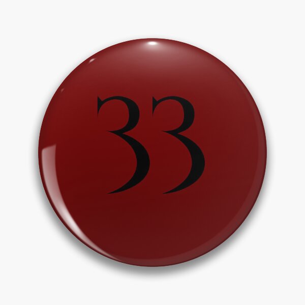 Item preview, 33, thirty-three, black, quake designed and sold by Numbers-Art.