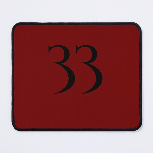 Item preview, 33, thirty-three, black, quake designed and sold by Numbers-Art.