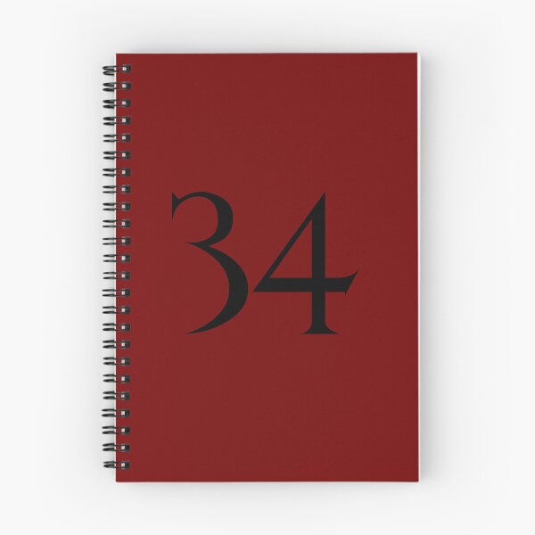 Item preview, 34, thirty-four, black, quake designed and sold by Numbers-Art.
