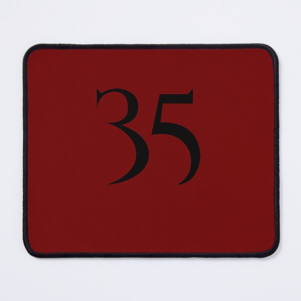 Item preview, 35, thirty-five, black, quake designed and sold by Numbers-Art.