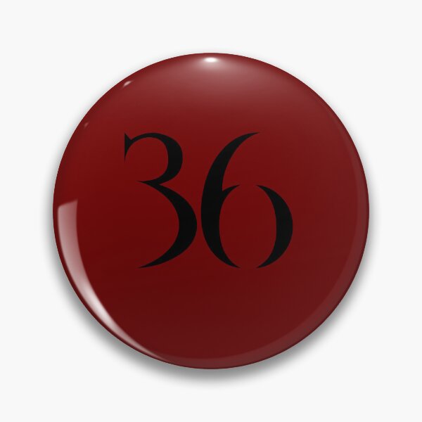 Item preview, 36, thirty-six, black, quake designed and sold by Numbers-Art.