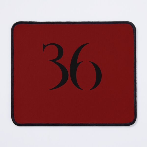 Item preview, 36, thirty-six, black, quake designed and sold by Numbers-Art.