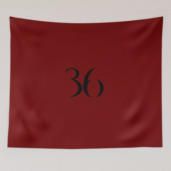 Item preview, 36, thirty-six, black, quake designed and sold by Numbers-Art.