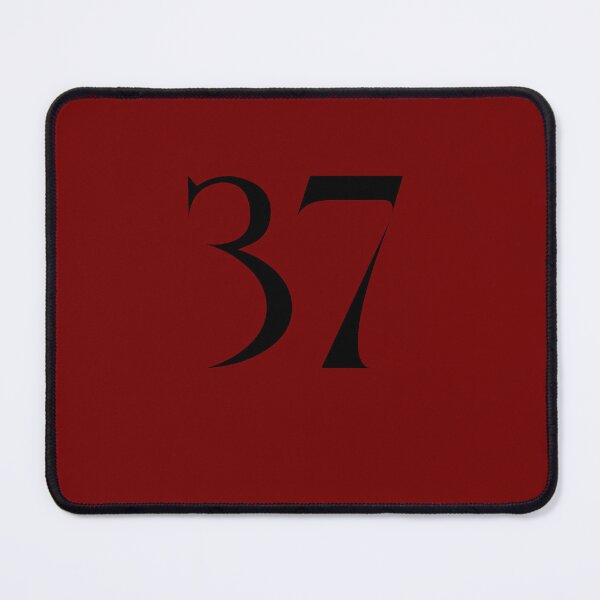 Item preview, 37, thirty-seven, black, quake designed and sold by Numbers-Art.