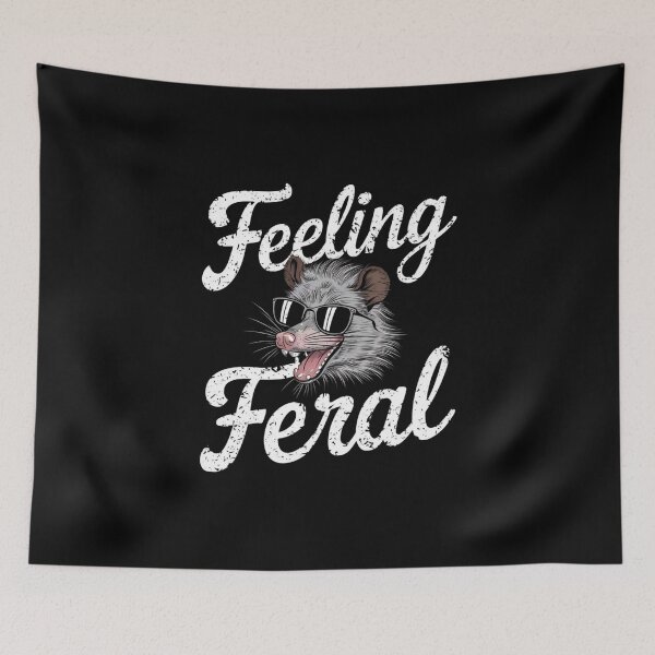 Item preview, Feeling feral with Opossum designed and sold by Heneket.