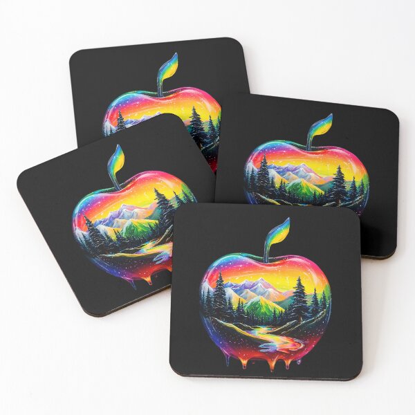 Item preview, Rainbow Enchanted Apple designed and sold by AI-Only Creations.
