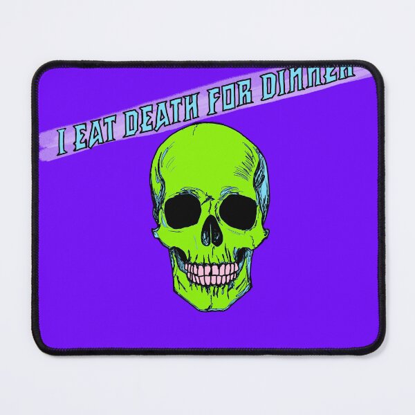 Item preview, I eat death for dinner in dark designed and sold by Hejamieson Designs.