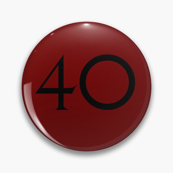 Item preview, 40, forty, black, quake designed and sold by Numbers-Art.