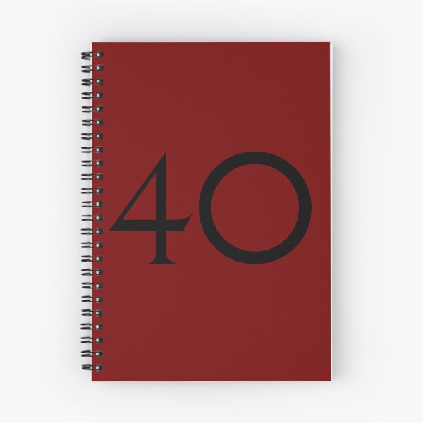 Item preview, 40, forty, black, quake designed and sold by Numbers-Art.