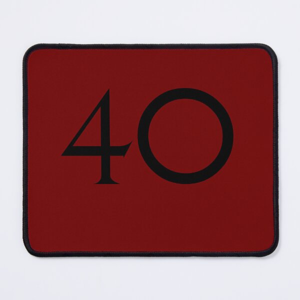 Item preview, 40, forty, black, quake designed and sold by Numbers-Art.