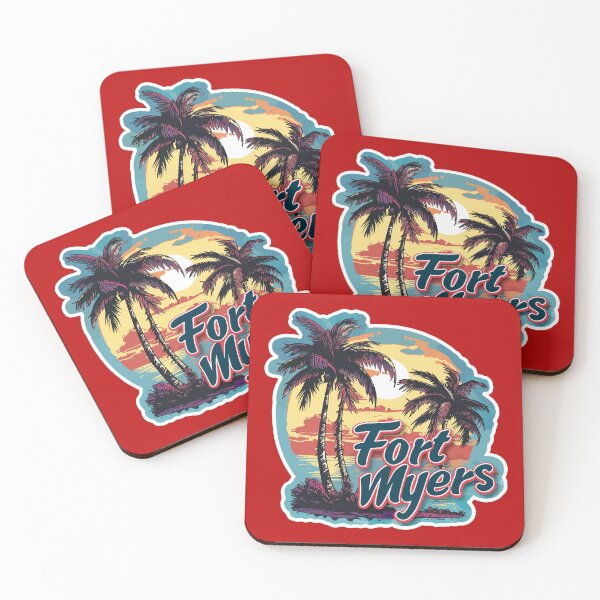 Item preview, Fort Myers - Florida (with Navy Blue Lettering) designed and sold by VelvetRoom.