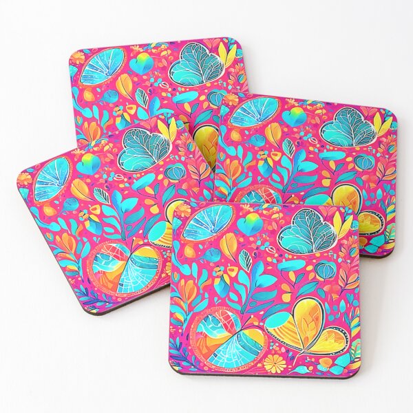 Item preview, Vibrant Floral Heart Art designed and sold by Health And Fitness Posts e-Store.